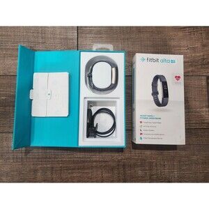 Fitbit Alta HR Fitness Activity Tracker w/ Heart Rate Monitor FB408 Grey Band